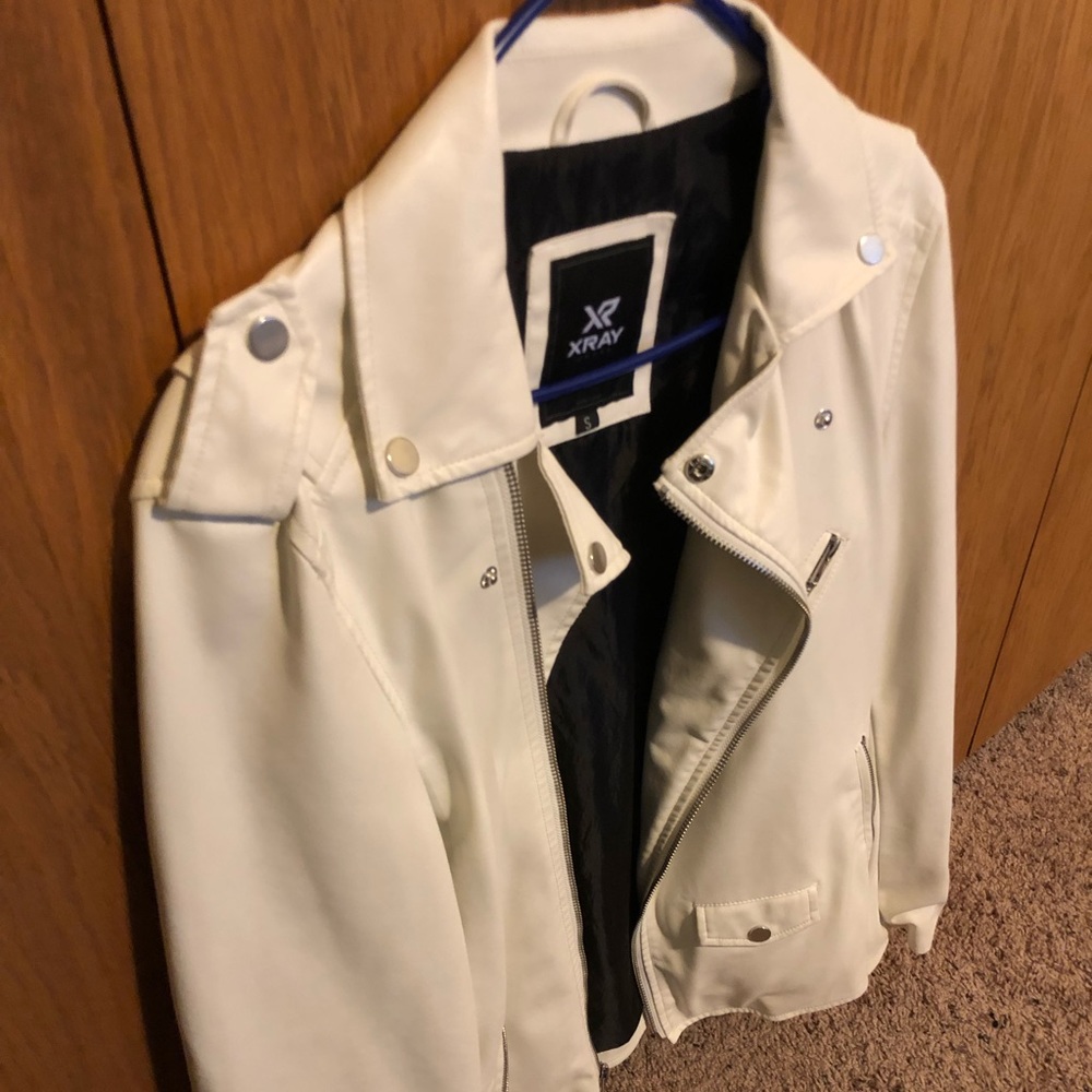 X-ray jeans leather jacket